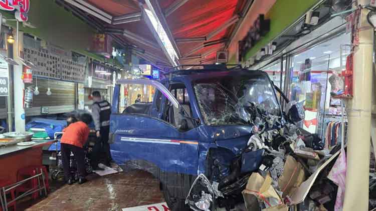 부천 제일시장 사고 현장 /부천소방서 제공