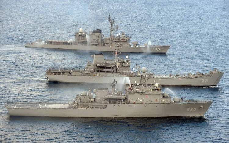 한ㆍ일 연합 수색구조훈련 모습/연합뉴스