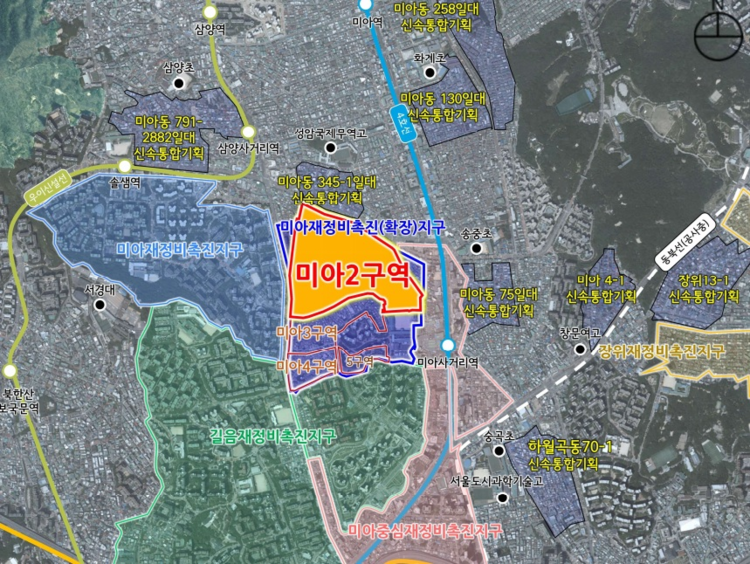 미아2구역 위치도 / 서울시 제공