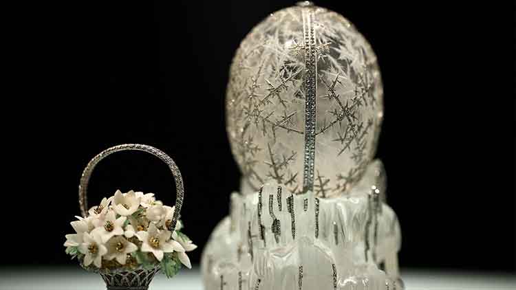 파베르제의 달걀 중 하나인 '윈터 에그' /AFP=연합뉴스