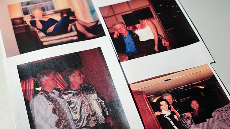 공개된 엡스타인 파일의 클린턴 전 대통령 /Reuters=연합뉴스