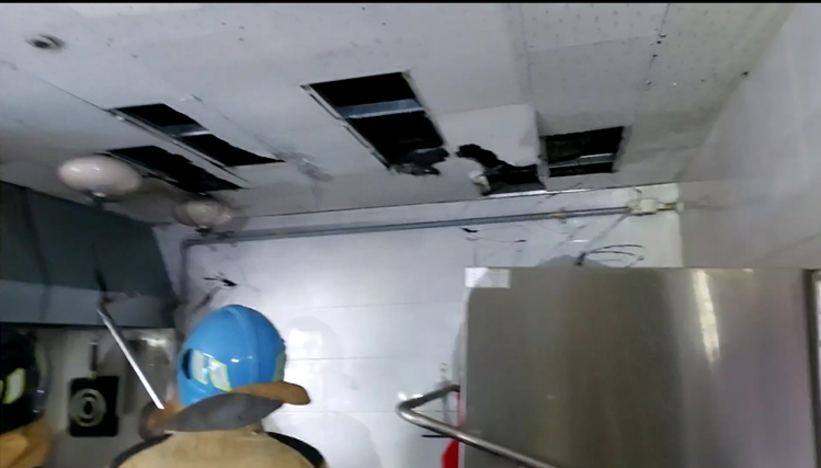 요양원 주방 화재 현장 / 출처=서울 양천소방서