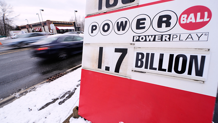 상금이 17억달러까지 올랐을 때 내걸린 파워볼 광고 /AP=연합뉴스