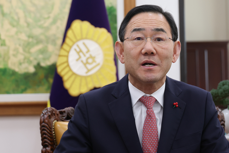 주호영 국회부의장이 27일 서울 여의도 국회에서 대구시장 출마 관련 기자간담회를 하고 있다.  /연합뉴스 