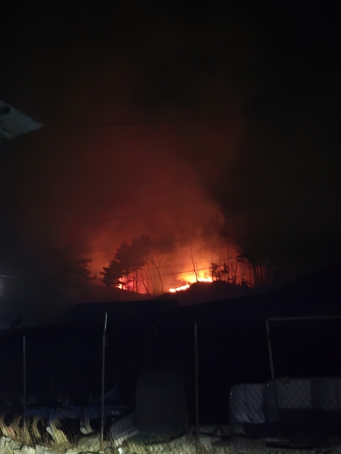 전남 곡성 동악산 산불