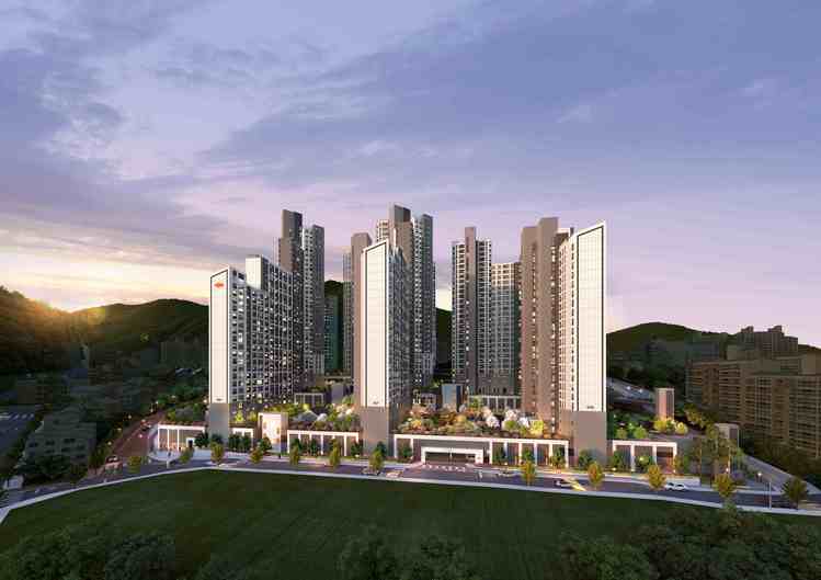 DL이앤씨 'e편한세상 센텀 하이베뉴' 투시도 (제공 : DL이앤씨)