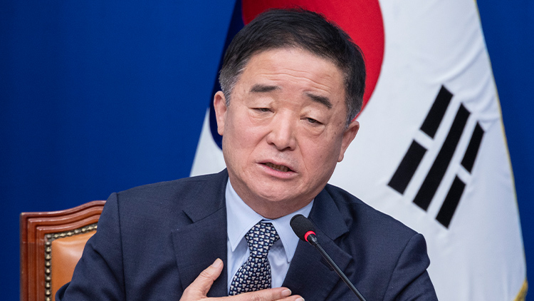 더불어민주당 강득구 최고위원이 4일 국회에서 열린 최고위원회의에서 발언하고 있다. /연합뉴스