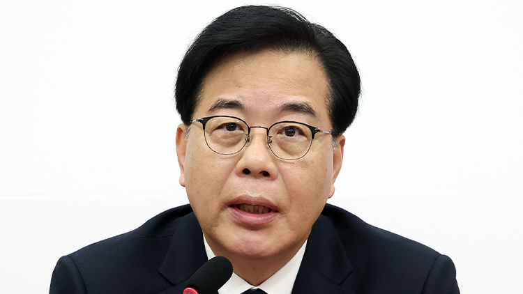 국민의힘 송언석 원내대표가 5일 국회에서 열린 최고위원회의에서 발언하고 있다. /연합뉴스