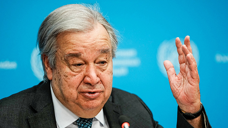 안토니우 구테흐스 유엔 사무총장 /REUTERS=연합뉴스
