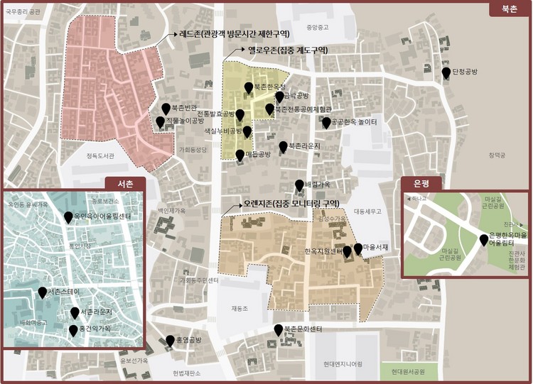 서울시 공공한옥 위치도 / 서울시 제공
