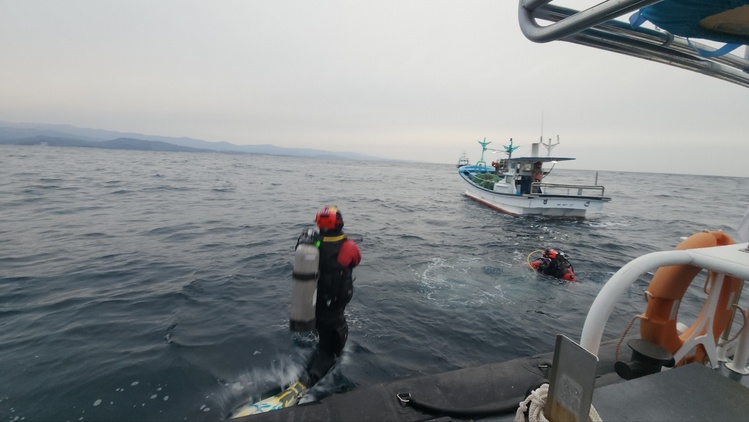 고성 어선 사고 구조 모습