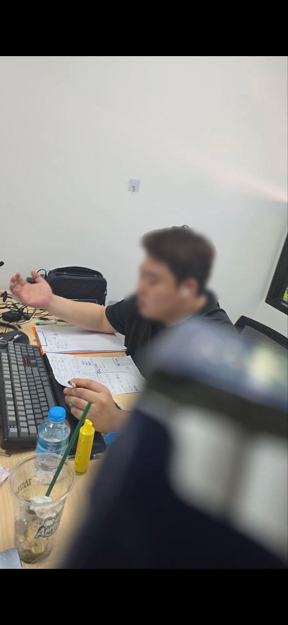 태국 방콕 소재 콜센터 내부 범행 사진/경기북부경찰청 제공