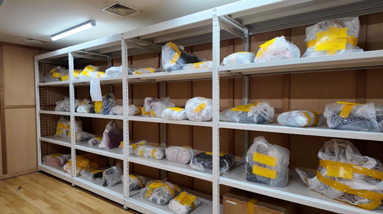 압류품이 보관된 국세청 수장 / 국세청 제공