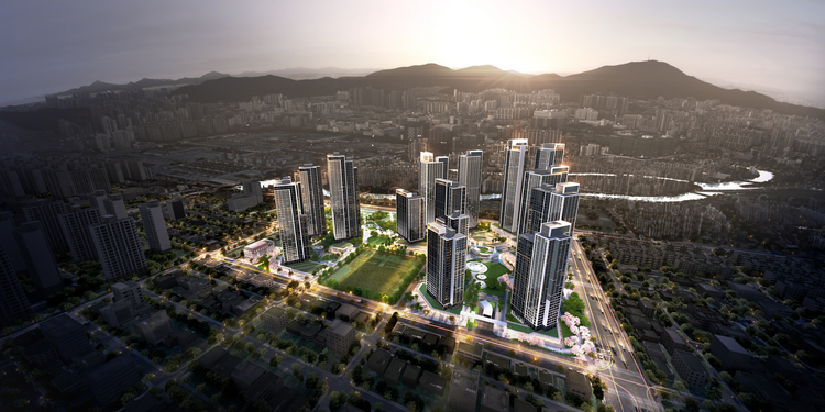 인천 부평구 '굴포천역 남측 도심 공공주택 복합사업' 개발 조감도 (제공 : HDC현대산업개발)