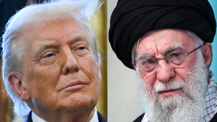 도널드 트럼프 미국 대통령(오른쪽)과 아야톨라 세예드 알리 하메네이 이란 최고지도자 /AFP=연합뉴스  