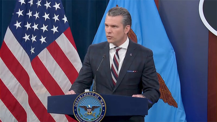 피트 헤그세스 미국 국방부(전쟁부) 장관 /TV조선 방송화면 캡처 