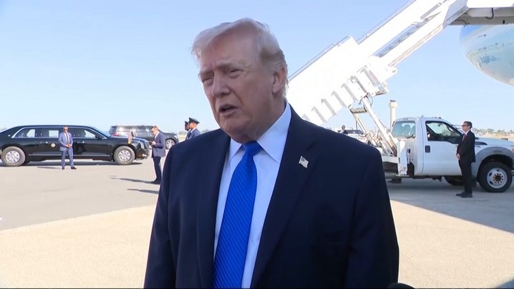 도널드 트럼프 미국 대통령 /TV조선 방송화면 캡처 