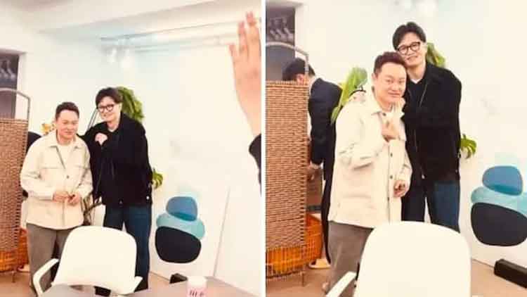 한동훈 전 대표가 방송인 김민교와 찍은 사진 /한동훈 인스타그램 캡처