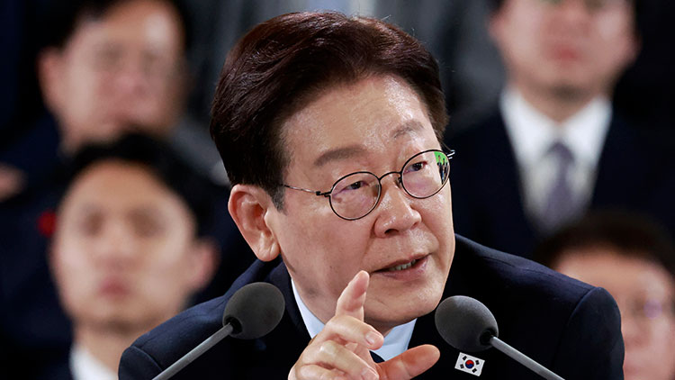 이재명 대통령이 30일 제주한라대학교 한라컨벤션센터에서 열린 타운홀미팅 '제주의 마음을 듣다'에서 발언하고 있다. /청와대통신사진기자단