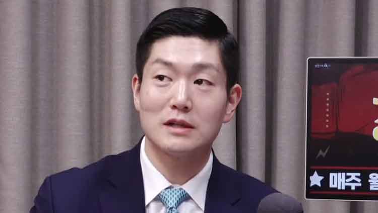 TV조선 유튜브 '류병수의 강펀치'에 출연한 김재섭 국민의힘 의원
