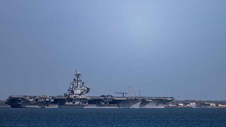 USS 조지 H.W. 부시함 /AP=연합뉴스