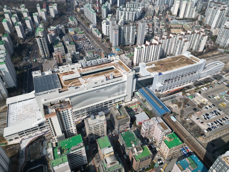 창동민자역사 외부 모습 (제공 : 롯데건설)