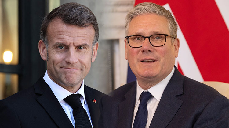 에마뉘엘 마크롱 프랑스 대통령, 키어 스타머 영국 총리 /AFP·EPA=연합뉴스