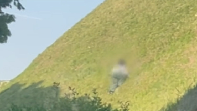 '천년 문화재' 경주 고분서 미끄럼틀?…"5살 아이 부모는 어디에"