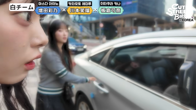 일본 걸그룹 '큐티 스트리트'의 유튜브 채널에 올라온 한국 택시기사의 '승차 거부' 모습 (출처:유튜브 CUTIE STREET)