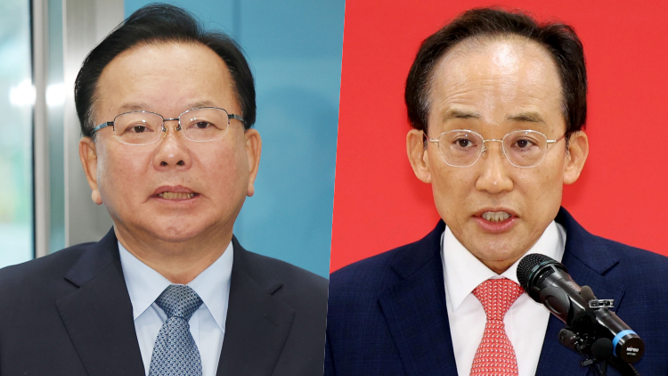 더불어민주당 예비후보인 김부겸 전 국무총리와 국민의힘 대구시장 후보인 추경호 의원 /연합뉴스