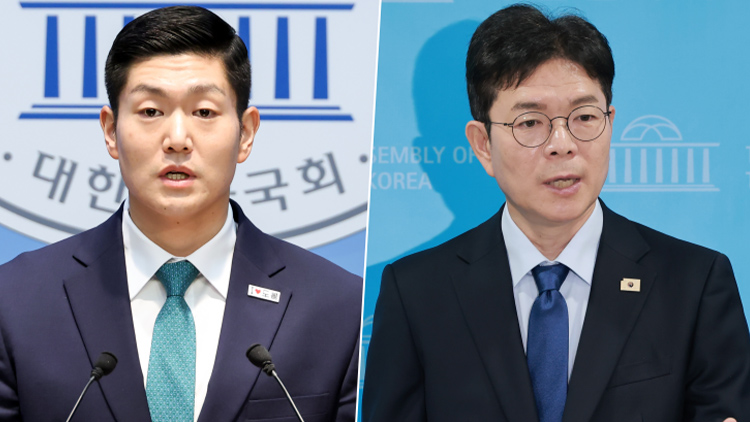 김재섭 국민의힘 의원, 정원오 더불어민주당 서울시장 후보 /연합뉴스