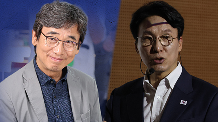 유시민 작가, 김민석 국무총리 /TV조선 방송화면 캡처·연합뉴스
