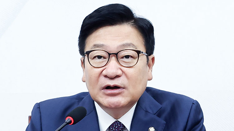 국민의힘 정점식 원내대표가 2일 국회에서 열린 최고위원회의에서 발언하고 있다. /연합뉴스